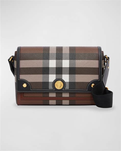 burberry brit check canvas crossbody bag black|check e canvas crossbody bag.